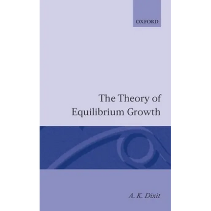 The Theory of Equilibrium Growth - Paperback