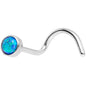 Aqua 2.5mm Synthetic Opal Press Fit Left Nose Screw