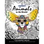 Cutest Animals in the World Coloring book: Stress-relief Coloring Book For Grown-ups, Adults (Sloth, Arctic Fox, Wombat, Alpaca and Friend) - Paperback
