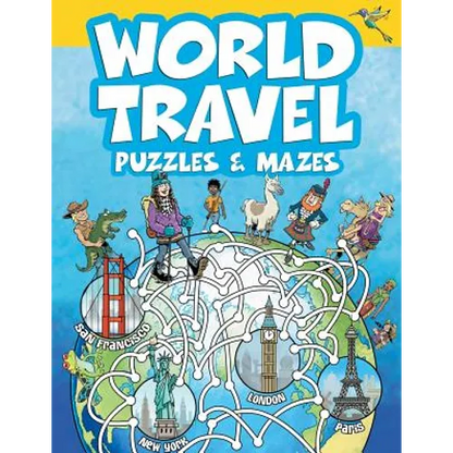 World Travel Puzzles & Mazes - Paperback