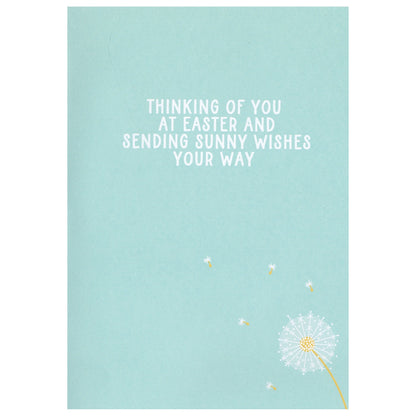 Cotton Tail Bunny and Daisies Easter Card