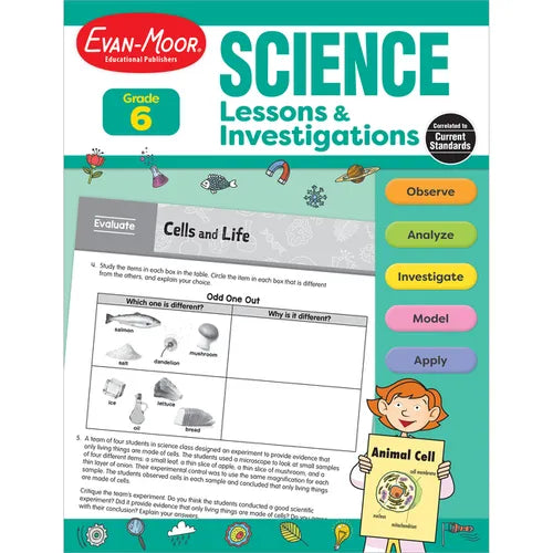 Science Lessons and Investigations, Grade 6 Teacher Resource - Paperback