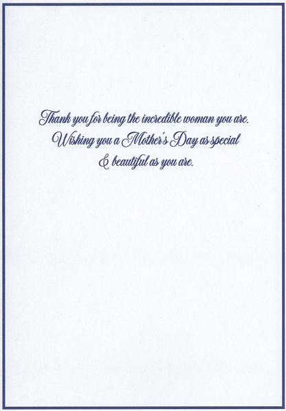 Blue Willow Filigree - Mother's Day Card