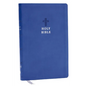 NKJV Holy Bible, Value Ultra Thinline, Blue Leathersoft, Red Letter, Comfort Print - Imitation Leather