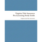 Virginia Title Insurance PreLicensing Study Guide - Paperback
