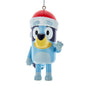 Bluey With Santa Hat Ornament