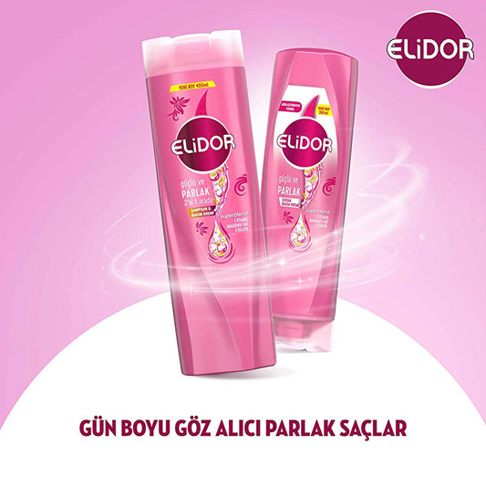 Elidor Superblend 2-in-1 Shampoo and Conditioner - Strengthens, Nourishes, and Adds Shine to Hair