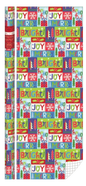 Whimsical Roll Wrap - 40" x 288" - Christmas Words