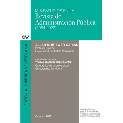 MIS Estudios En La Revista de Administración Pública (1964-2022) - Paperback