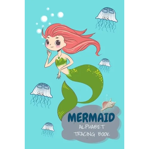 Mermaid Alphabet Tracing Book - Paperback