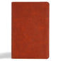 CSB Large Print Personal Size Reference Bible, Digital Study Edition, Burnt Sienna Leathertouch, Indexed - Imitation Leather