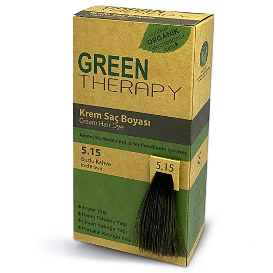 Green Therapy Ammonia-Free Hair Dye - Natural Hair Coloring with Argan Oil