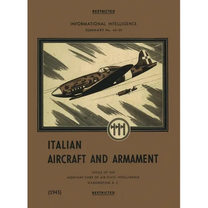 Italian Aircraft and Armament (1943) - Paperback