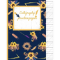 Calligraphy Practice paper: Sunflower hand writing workbook for adults & kids 120 pages of practice sheets to write in (8.5x11 Inch). - Paperback