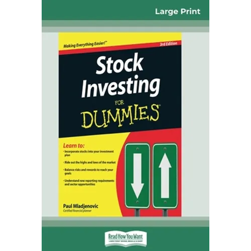 Stock Investing for Dummies(R) (16pt Large Print Edition) - Paperback