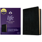 NKJV Life Application Study Bible, Third Edition, Large Print (Bonded Leather, Black, Red Letter) - Bonded Leather
