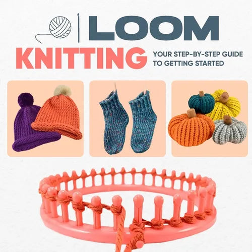 Loom Knitting: Your Step-by-Step Guide to Getting Started - Paperback