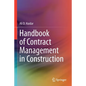 Handbook of Contract Management in Construction - Paperback