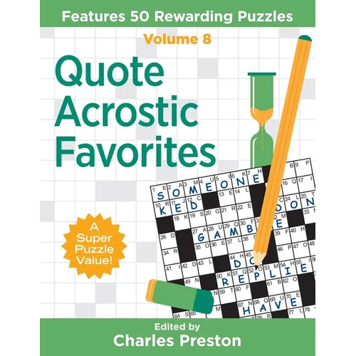 Quote Acrostic Favorites: Features 50 Rewarding Puzzles - Paperback