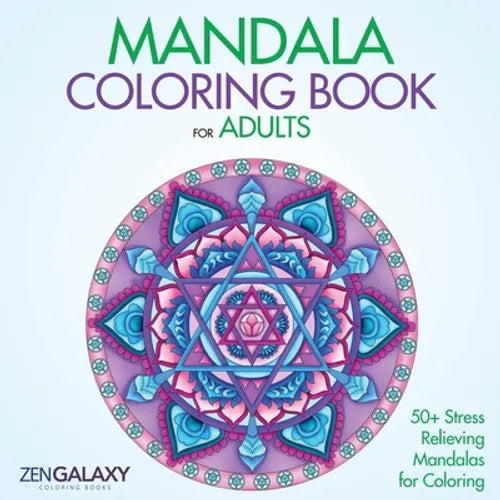 Mandala Coloring Book: 50+ Mandala Designs for Stress Relief - Paperback