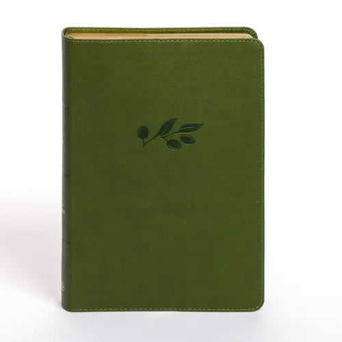 KJV Personal Size Giant Print Bible, Olive Leathertouch - Imitation Leather