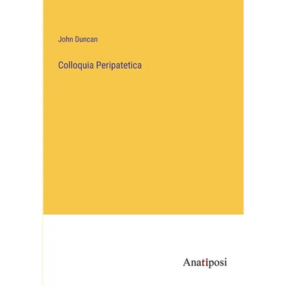 Colloquia Peripatetica - Paperback