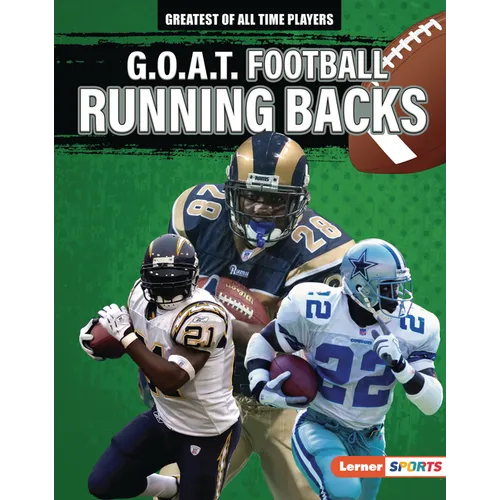 G.O.A.T. Football Running Backs - Library Binding
