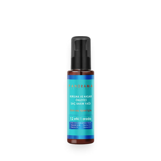 Panorama Professional Hair Care Oil - Nourishing Anti-Breakage Treatment for Damaged Hair, 3.38 fl oz