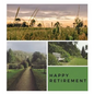 Happy Retirement Guest Book (Hardcover): Guestbook for retirement, message book, memory book, keepsake, retirement book to sign - Hardcover