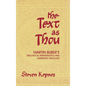 The Text as Thou: Martin Buber's Dialogical Hermeneutics and Narrative Theology - Hardcover