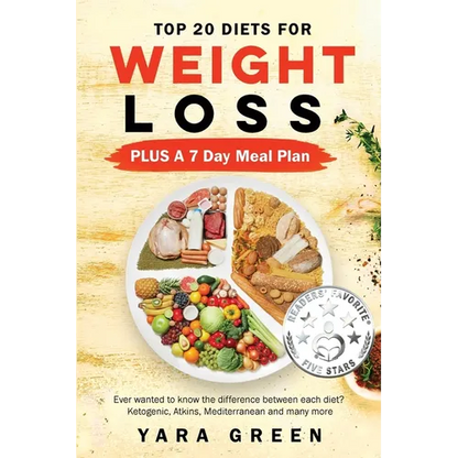 Top 20 Diets for Weight Loss PLUS a 7 Day Meal Plan: Ever wanted to know the difference between each diet? Ketogenic. Atkins, Mediterranean and many m - Paperback