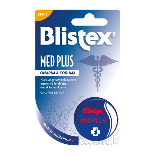 Blistex MedPlus Lip Care Product with SPF15 - Moisturizing Lip Balm for Dry, Chapped Lips