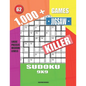 1,000 + Games jigsaw killer sudoku 9x9: Logic puzzles medium levels - Paperback