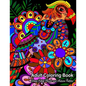 Adult Coloring Book: Stress Relief Flower and Nature Pattern - Paperback