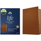 KJV Life Application Study Bible, Third Edition (Genuine Leather, Brown, Indexed, Red Letter) - Leather