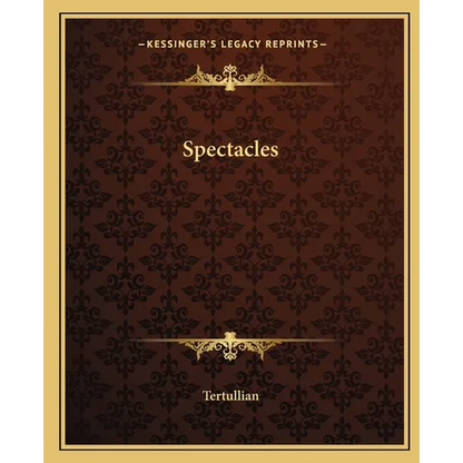 Spectacles - Paperback