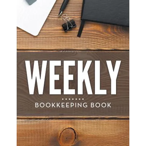 Weekly Bookkeeping Book - Paperback
