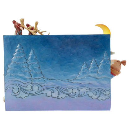 Lighted St. Nicholas is on His Way Figurine