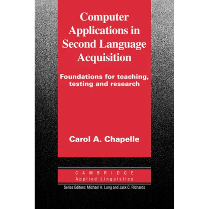 Computer Applications in Second Language Acquisition - Paperback