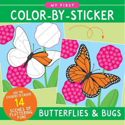 My First Color-By-Sticker Book - Butterflies & Bugs - Paperback