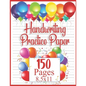 Handwriting Practice Paper: 150 pages 8.5x11 Handwriting Paper - Handwriting Printing Workbook (Ages 2-4, 3-5) (Tracing Practice Book for Preschoolers - Paperback