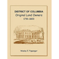 District of Columbia: Original Land Owners, 1791-1800 - Paperback