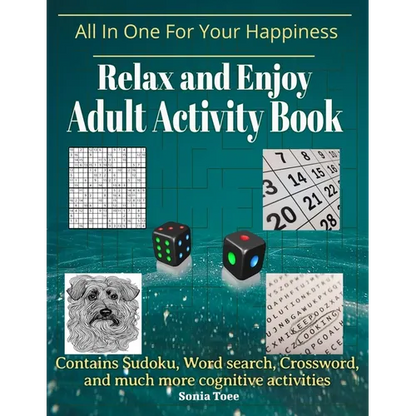 Adult Activity Book: Relax and Enjoy - Paperback