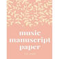 Music manuscript book - Paperback
