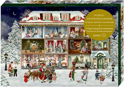 A Wonderful Christmas House Jigsaw Puzzle Advent Calendar