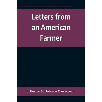 Letters from an American Farmer - Paperback