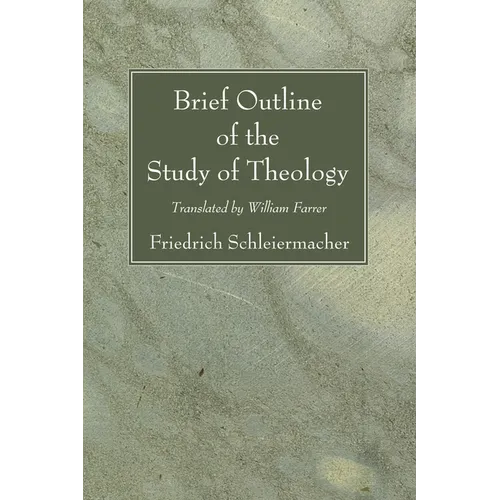 Brief Outline of the Study of Theology - Paperback