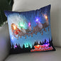 Super Soft Plush Christmas LED Lantern Pillowcase