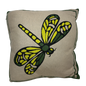 Knitted Dragonfly Accent Pillow