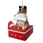 Sheltie with Bone Ornament